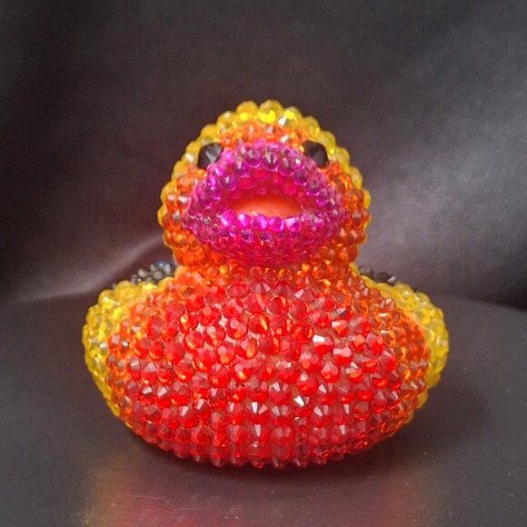 Rainbow Rubber Duck, Pride Duck, Colorful Jeep Duck, Unique Gift, Bling/Bedazzle - Picture 4 of 8
